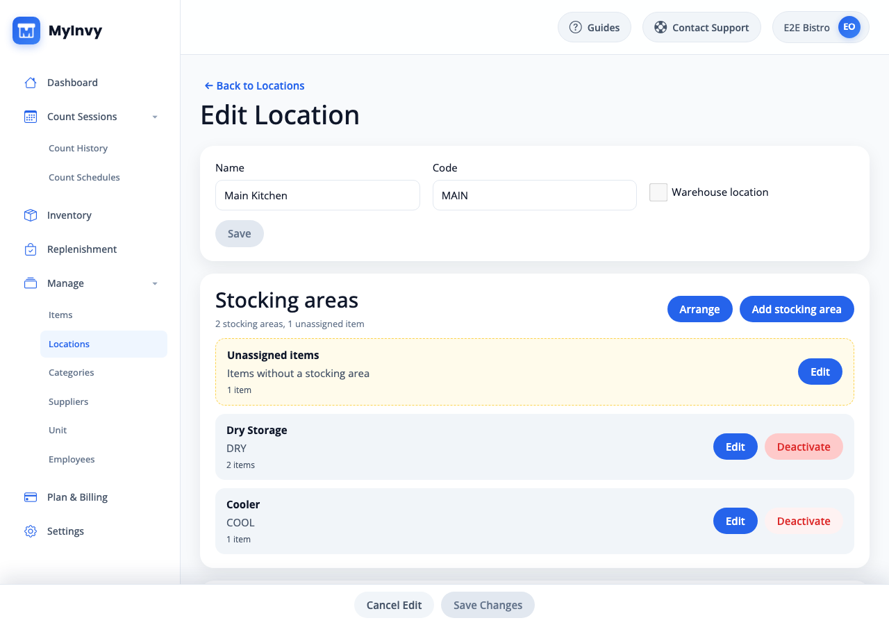 Assigned items table with Assign items, Quick Edit, Copy, Move, and Remove controls.